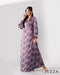 Satin Sway: Printed Wrap Maxi Dress 66191